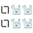thumbnail image 1 of Miangastore Silver Automatic Latch 4 Sets 1.9x1.5in, 1 of 8