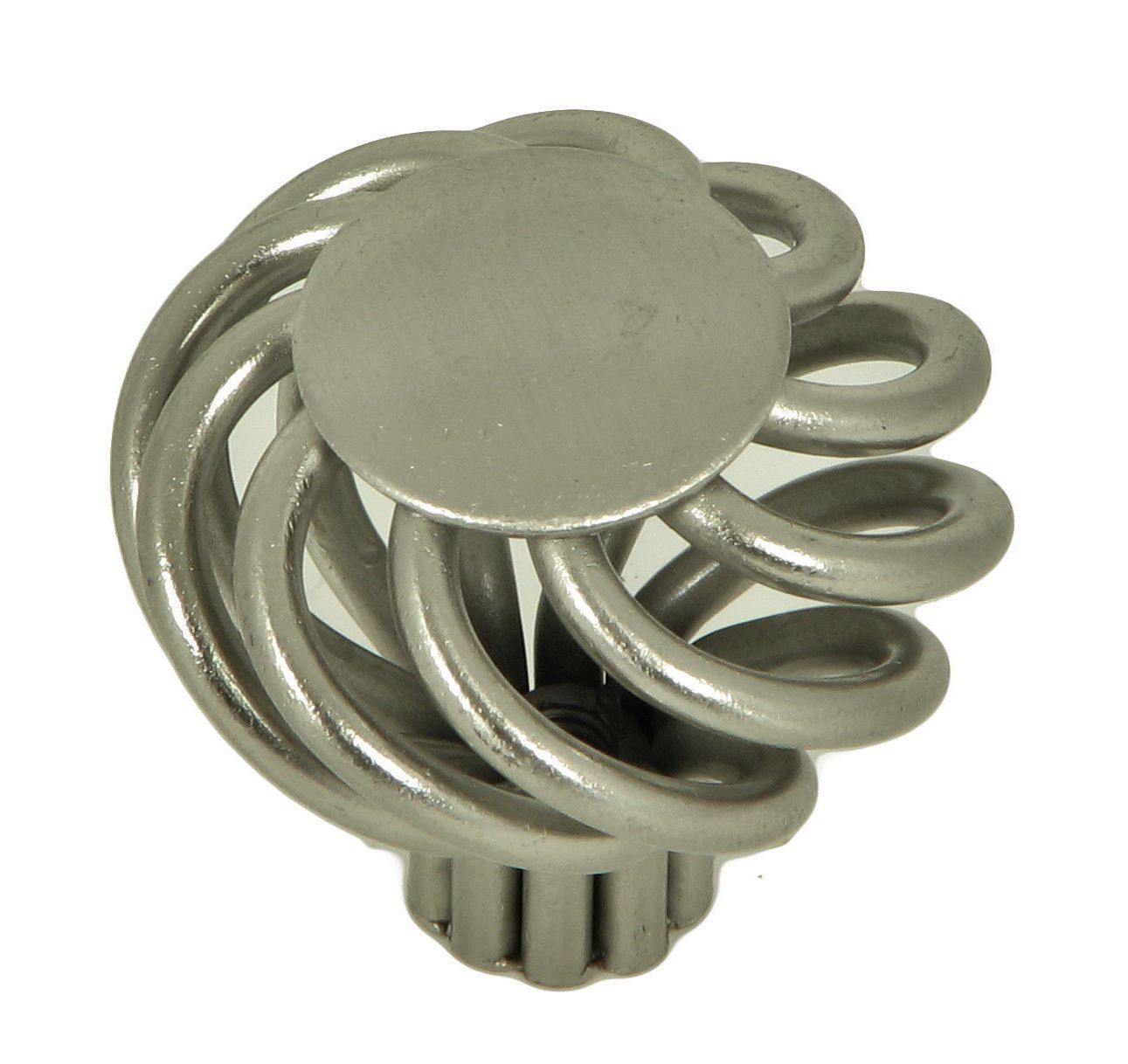 Stone Mill Hardware Satin Nickel Cornwall Birdcage Knob