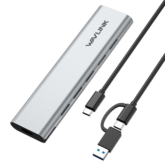 Carcasa NVMe WAVLINK NVMe a USB 10Gbps de Aluminio 8TB