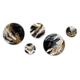 thumbnail image 2 of Designart "Mystery Awakening II" Abstract Painting Metal Wall Art Set of 5 Piece, 2 of 5