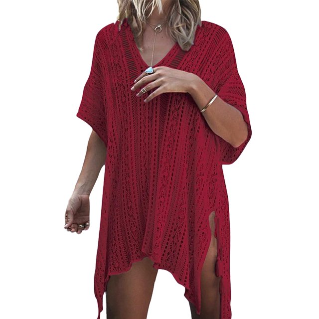 Salida Vedicci de baño para Mujer con diseño cómodo y Fresco rojo Unitalla Vedicci PREOMJ-BG