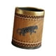 thumbnail image 4 of Cubo de basura redondo con tapa abierta, 10 L, decorativo, elegante, para el hogar Oro leopardo, 4 of 9