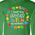 thumbnail image 4 of Inktastic I Love My Brother Autism Awareness Long Sleeve T-Shirt, 4 of 5