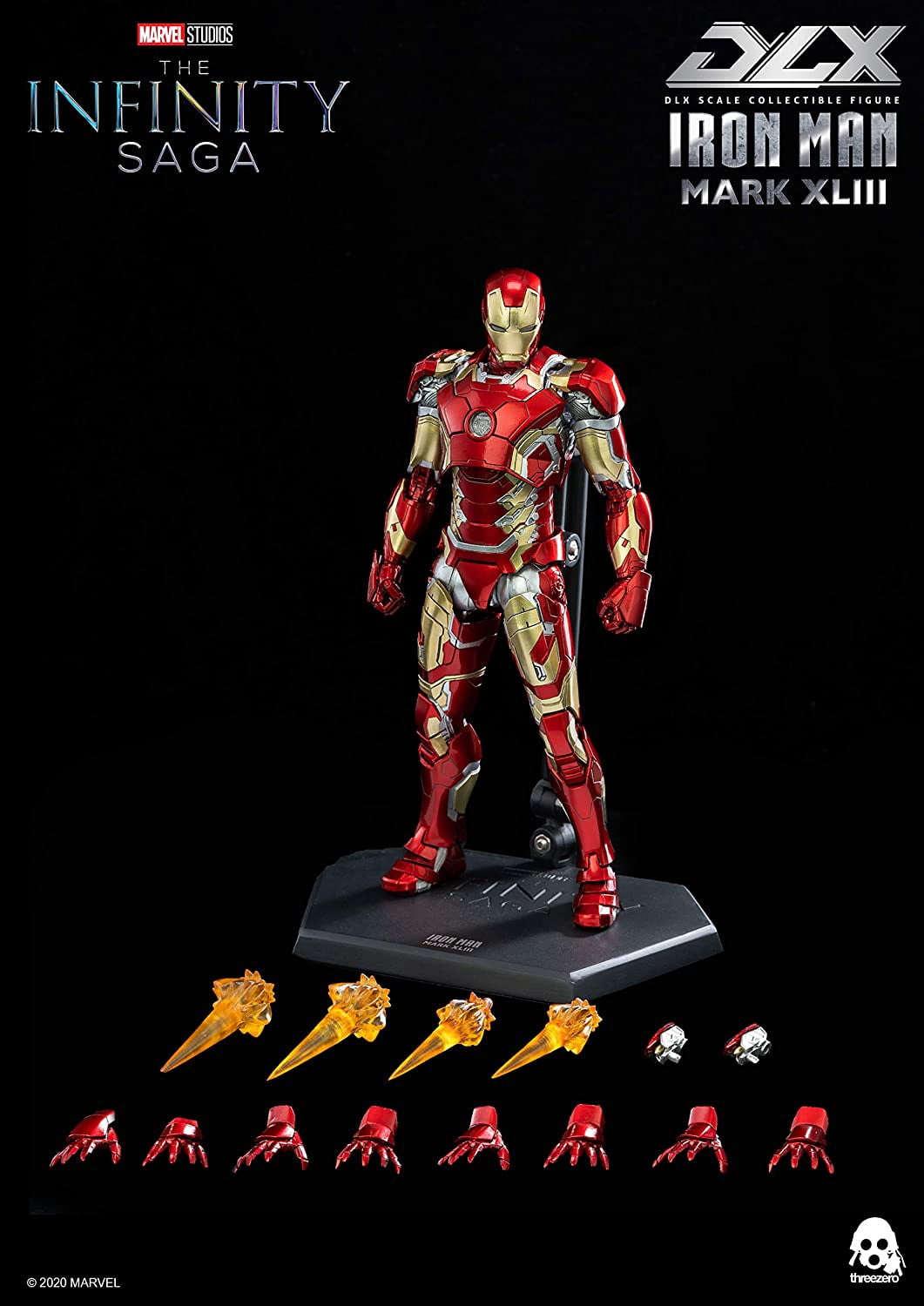 IRON MAN MARK XLIII Age of Ultron Collectible action figure 6.5" tall