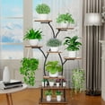 thumbnail image 4 of Stand Indoor with Grow Light, 8 Tiered Indoor  Shel, 48" Tall  Stand for Indoor Plants,Metal  Flower Holder, Tree-Shaped  Rack for Patio, Home, Easy Assemble, 4 of 8