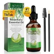 Aliver Rosmarinus Oil, Natural, Therapeutic Grade Rosmarinus Oil for Hair, Scalp, Face & Skin, and Aromatherapy 2.02 fl.oz, Daily Use