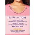 thumbnail image 2 of Catherines Women's Plus Size Petite Suprema Crochet V-Neck Tee, 2 of 4