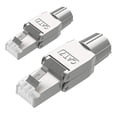 thumbnail image 1 of 2 Pcs For Rj45 Cat7 Connectors Tool Free Shielded Toolless Modular Network Plug For Installation Ca, 1 of 3