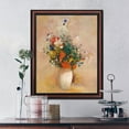 thumbnail image 6 of Flower In White Vase By Odilon Redon, World Famous Wall Art Collection, Wall Decor Pictures for Living Room, 11x14, 2456W, 6 of 7