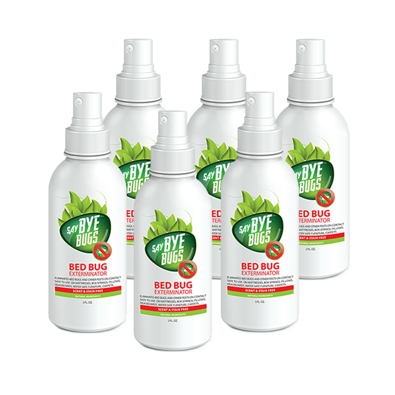 Say Bye Bugs. NonToxic, Kill on Contact Bed Bug Killer. Travel Size