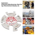 thumbnail image 4 of Gas Cylinder Lockout Tagout, 304 Stainless Steel 2 Lock Holes  Easy Install Heavy Duty Air Source Lockout Device  for Automotive Manufacturing, 4 of 8