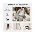 thumbnail image 2 of Mochila Escolar De Moda Multi-bolsillo Blanco, 2 of 4
