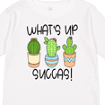 thumbnail image 4 of Inktastic What's Up Succas Funny Cacti Plants Boys or Girls Long Sleeve Toddler T-Shirt, 4 of 5
