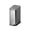 Silver, variant on 13 Liter Stainless Steel Trash Can with Lid, Step Pedal, Removable Bucket for Narrow Spaces, Office