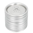 thumbnail image 1 of 50 tapas de aluminio con anilla para latas de refrescos y boca ancha., 1 of 8