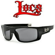 Mens Locs Og Gangster Lowrider Cholo Dark Black Shades Sunglasses