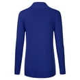 thumbnail image 3 of JJ Perfection Women's Solid Knit Open Front Cardigan With Pockets (Plus Size Available), 3 of 4
