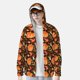 thumbnail image 2 of Fotbe Autumn Pumpkin Chaqueta con Protección Solar UPF 50+ para Hombre y Mujer, Camisa con Capucha y Bolsillos-3X-Large, 2 of 7