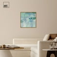 thumbnail image 3 of Lilly Pad Abstract I Canvas Coastal Farmhouse Wall Art by Art Remedy, Gold Frame, 30" x 30", 3 of 7