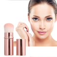 thumbnail image 4 of Retractable Makeup Brush, Mini Makeup Brush, Portable Compact Retractable Highlighter Blush Brush with Protective Cover, Soft Fiber Bristles for Travel and Everyday Use, 4 of 6