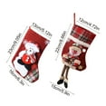 thumbnail image 5 of Dserfhy Christmas Stockings Large Plush 3D Santa Snowman Reindeer Bear Hanging Stockings for Mantel Tree Fireplace Holiday Party Decor, 5 of 8