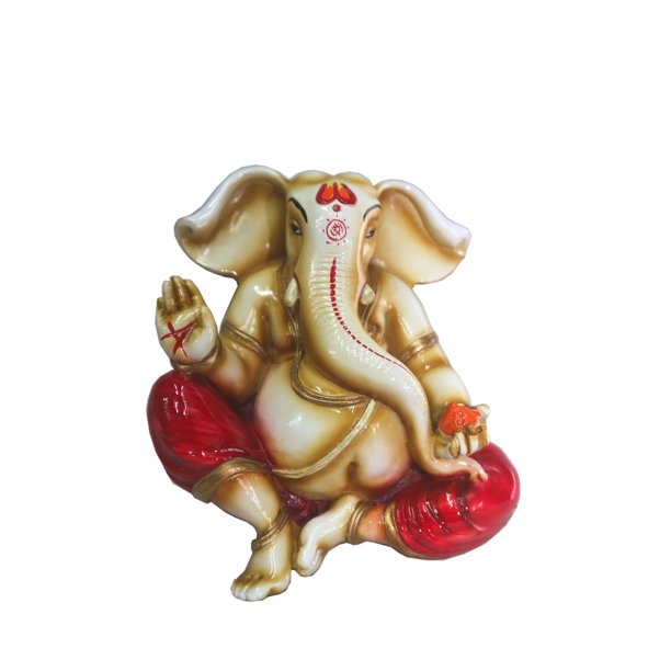 A Colored Wall Hanging Of Blessing Lord Ganesh Ganpati Elephant Hindu God Made From Marble Powder In India Walmart Com Walmart Com