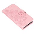 thumbnail image 3 of Suodoka Phone Wallet Case With Card Slot Stand PU Leather Flower Embossed Protective Flip Cover for iPhone 13 Rose Gold (6.3 inches / 16 cm), 3 of 9
