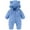 6Sky Blue, variant on lnmuld Boy Girls Jumpsuit Baby Panda Romper Outfit Winter Hooded Jumpsuit with Fold Over Mittens Footies for Boys Girls Snowsuit Clothes Size:3-6 Months
