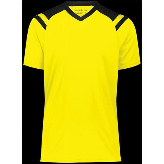 High Five 322971.78N.XXS Youth Sheffield Jersey, Electric Yellow & Black - 2XS