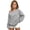 Grey, variant on mgoYE Cute Sweatshirts for Teen Girls Solid Lightweight Off The Shoulder Tops Pullovers Long Sleeve Y2K Loose Fit Tunic Tops