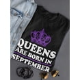 thumbnail image 3 of A Queen Who Born In September Women T-Shirt, Female XX-Large, 3 of 4