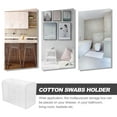 thumbnail image 4 of OULII 1Pack Cotton Swabs Container Transparent Acrylic for General Users, 4 of 8