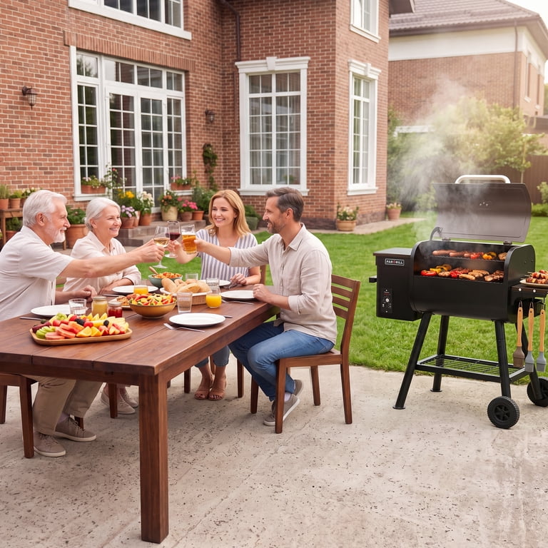 PARGRILL Wood Pellet Grill & Smoker, 467 Sq In photo 7