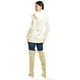 thumbnail image 3 of Abrigo elegante de doble botonadura Roman Fashion 4015 Hueso beige M, 3 of 6