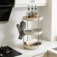 thumbnail image 4 of Kitchen Storage Rack Detachable Plastic 3 Tier Shelf Open Design for Countertop Cup Mug and Kitchenware Organization, 4 of 7