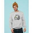 thumbnail image 2 of Bear In A Good Mood Sweatshirt Men -Smartprints Designs, Male Small, 2 of 4