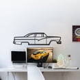 thumbnail image 5 of LaModaHome 1956 Crown Victoria Metal Silhouette Wall Art, 5 of 5