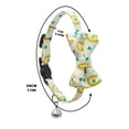 thumbnail image 4 of Shldybc Bow Tie Collar, Irish Cat Collar Bowknot St. Patrick's Cat Collar Cat Collar Bow with Bell, 4 of 5