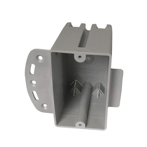 5133543 CANTEX Weatherproof Box,2Inlet,1 in Hub,PVC Gray