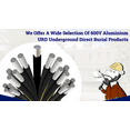 thumbnail image 3 of 100' Bergen 1/0-1/0-1/0 Triplex Aluminum URD Direct Burial Cable 600V, 3 of 9