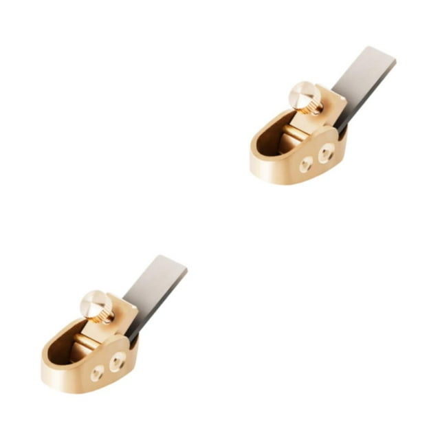 Destyer Luthiers Tool For Easy And Precise Plane DIY Essential Copper DIY Violin Viola Tool Finger Planer brass 2 2Set