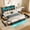 Black, variant on Greenstell Twin LED Storage Bed Frame - Charging Station, App Control, 900LBS Capacity, Black