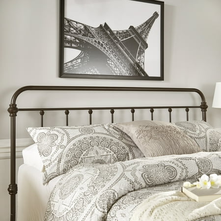 Walmart For Weston Home Full Graceful Curved Headboard Grey Linen Accuweather Shop