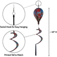 thumbnail image 4 of In the Breeze 0984 — Red Poppies Hot Air Balloon Spinner — Outdoor Hanging Wind Spinner Decoration, 4 of 5