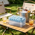 thumbnail image 4 of EGNMCR Tools&Home Improvement Portable Pressing Ice Cubes Molds - Quicks Freezing Ice Cubes Box Ice cube tray, 4 of 7
