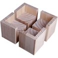 thumbnail image 1 of Set Of 4 Bed Risers Furniture Risers, Heavy Duty Furniture Wooden Lifts, 1 of 5