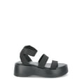 thumbnail image 2 of No Boundaries Women's Elastic Banded Platform Sandals, 2 of 6