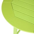 thumbnail image 6 of Costaelm Paradise Outdoor HDPE 35" Round Counter Height Patio Bar Table, Lime, 6 of 9