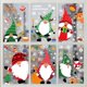 thumbnail image 2 of Pegatinas de Navidad para decoración de Año Nuevo, pegatinas de ventana de vidrio de Navidad, cubiertas precortadas impresas de 2 lados, pegatina de alce de Papá Noel, 2 of 4