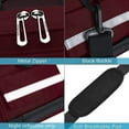 thumbnail image 6 of Mosiso Bike Rack Bag Trunk Pannier Rear Seat Bag Waterproof  Cycling Bicycle Storage Luggage Saddle Shoulder Bag, Wine Red, 6 of 7